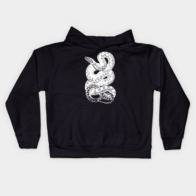 Snake Kids Hoodie by Motivational_Apparel